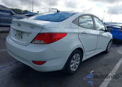 2016 Hyundai Accent Se z USA, uszkodzony, nr VIN KMHCT4AEXGU064907